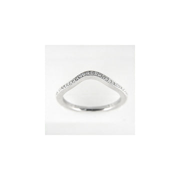 Venetti Designs 14k White Gold 0.13ct Diamond Wedding Band