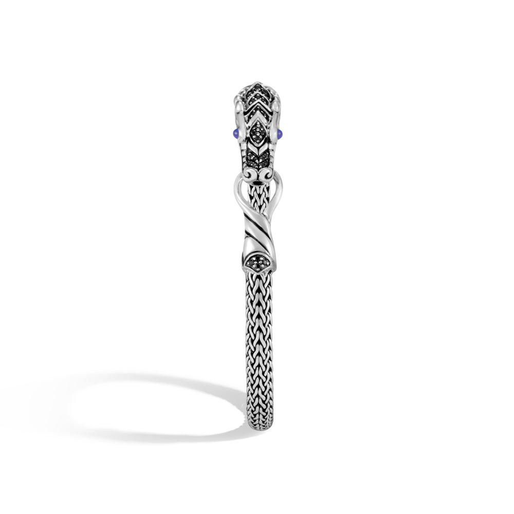 Naga Bracelet, Sterling Silver, Pave, 5MM