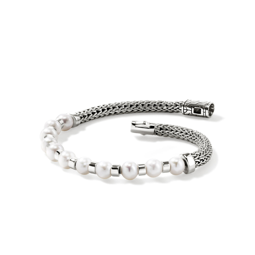 JH Essential Pearl Bracelet, Sterling Silver