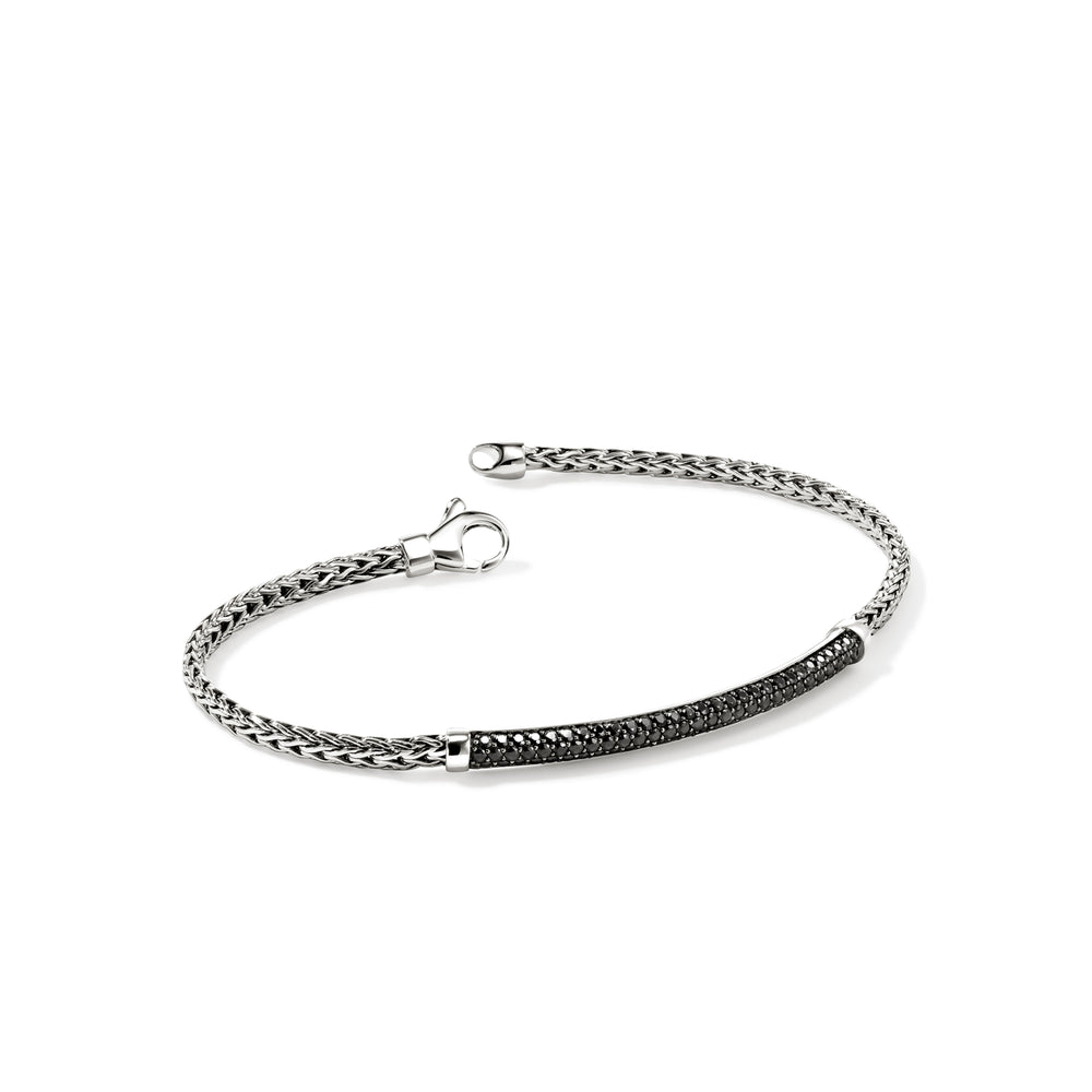 JH Essential Pave Bracelet, Sterling Silver, Gemstones, 2.5MM