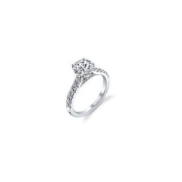 Venetti Designs 14k White Gold 0.58ct Diamond Engagement Ring