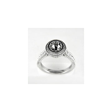 Venetti Designs 14k White Gold 0.92ct Diamond Engagement Ring