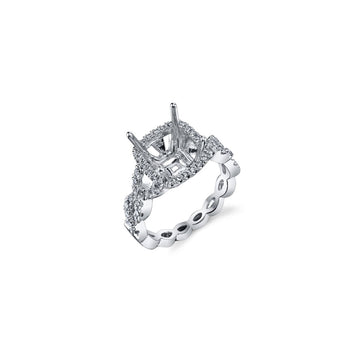 Venetti Designs 14k White Gold 0.74ct Diamond Engagement Ring