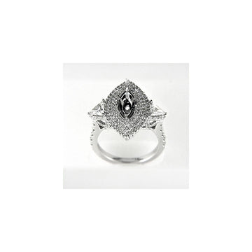 Venetti Designs 14k White Gold 1.64ctw Diamond Engagement Ring
