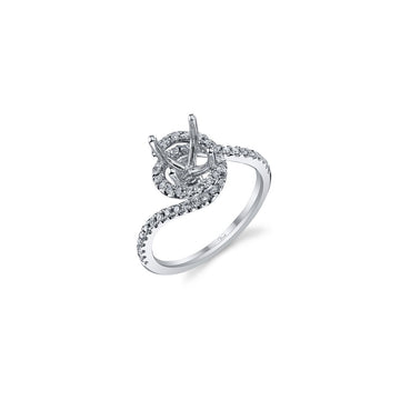Venetti Designs 14k White Gold 0.44ct Diamond Engagement Ring