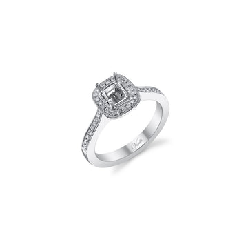 Venetti Designs 14k White Gold 0.32ct Diamond Engagement Ring