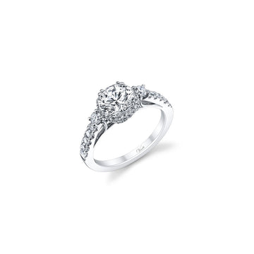 Venetti Designs 14k White Gold 0.62ct Diamond Engagement Ring
