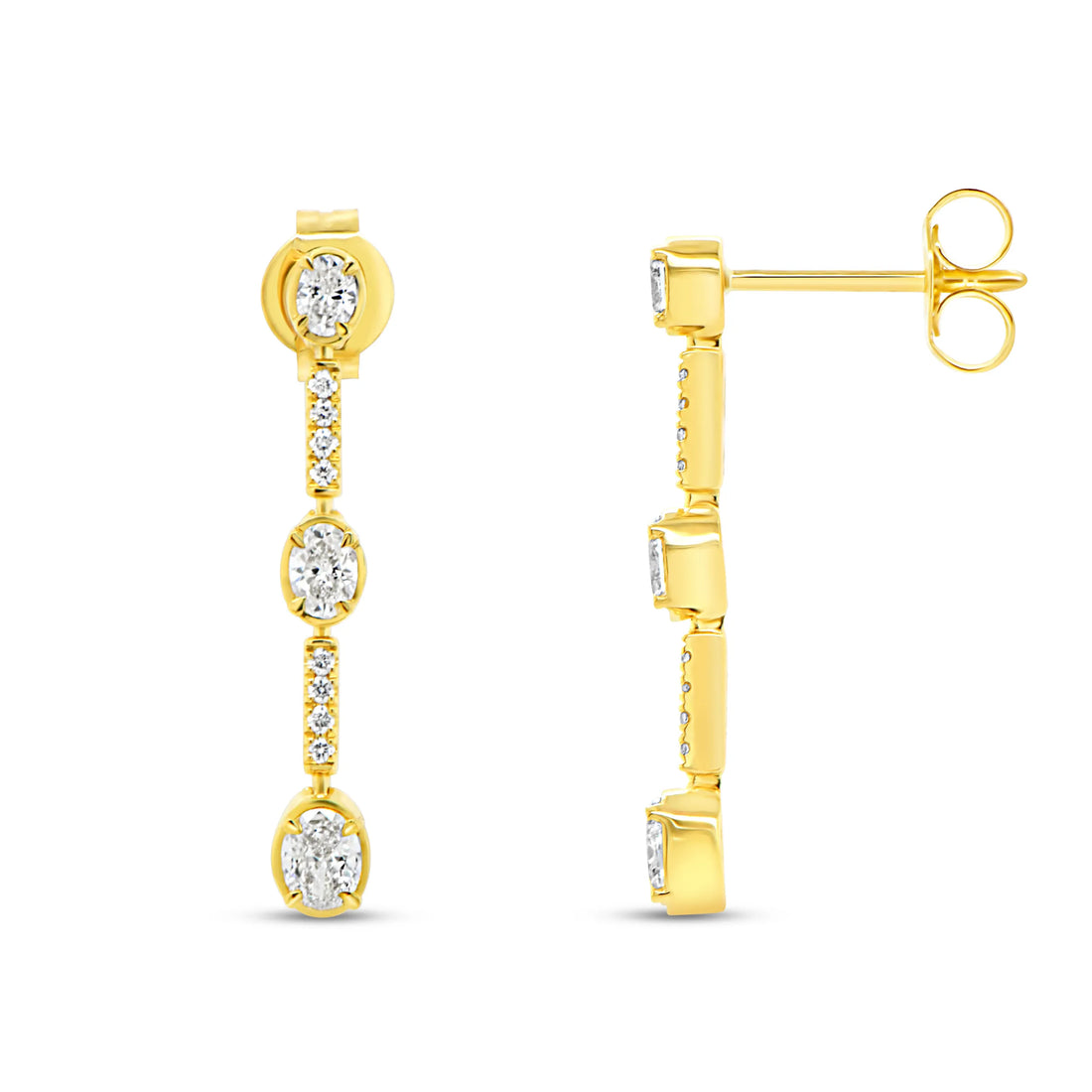 Uneek Alexandria Collection Drop Earrings