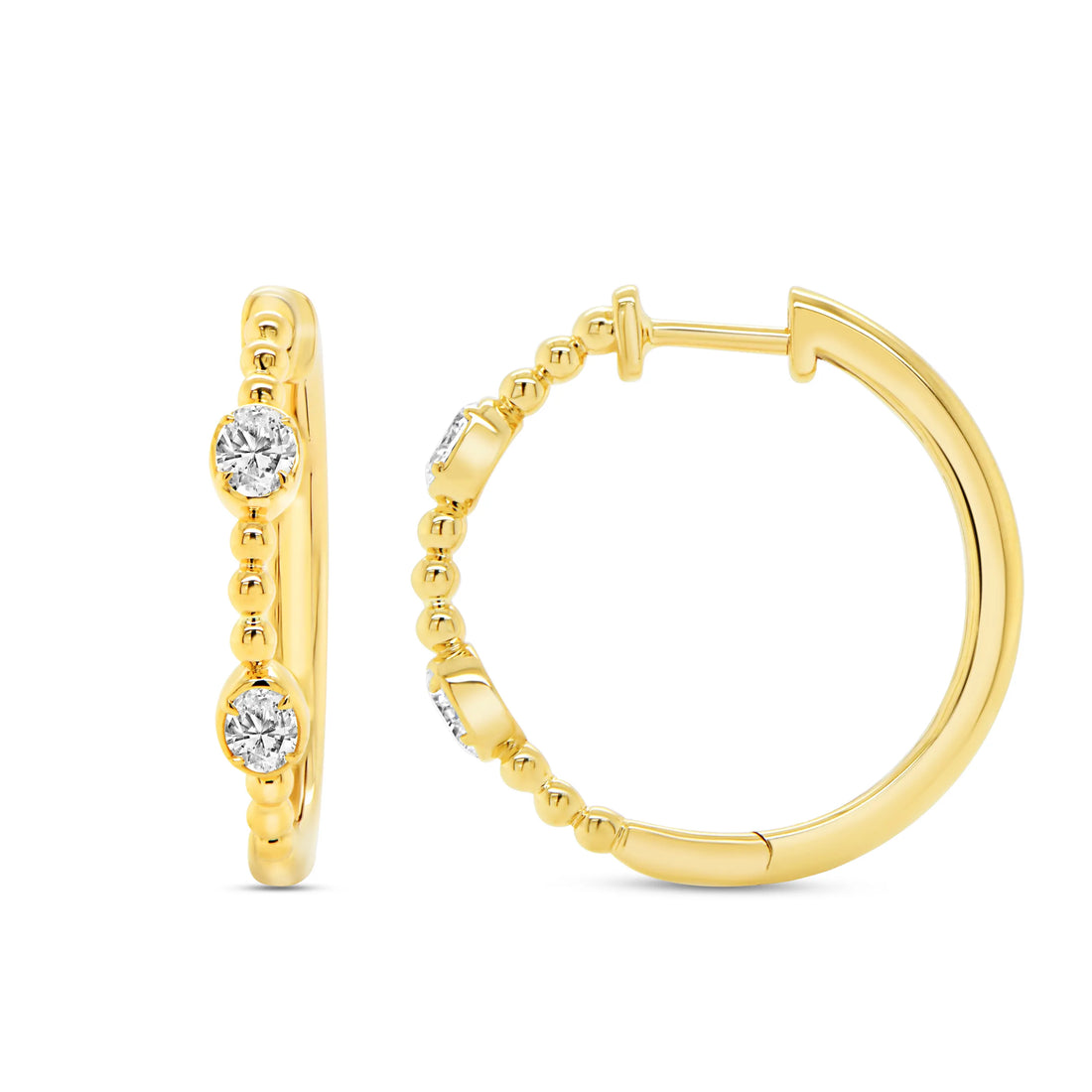 Uneek Alexandria Collection Hoop Earrings