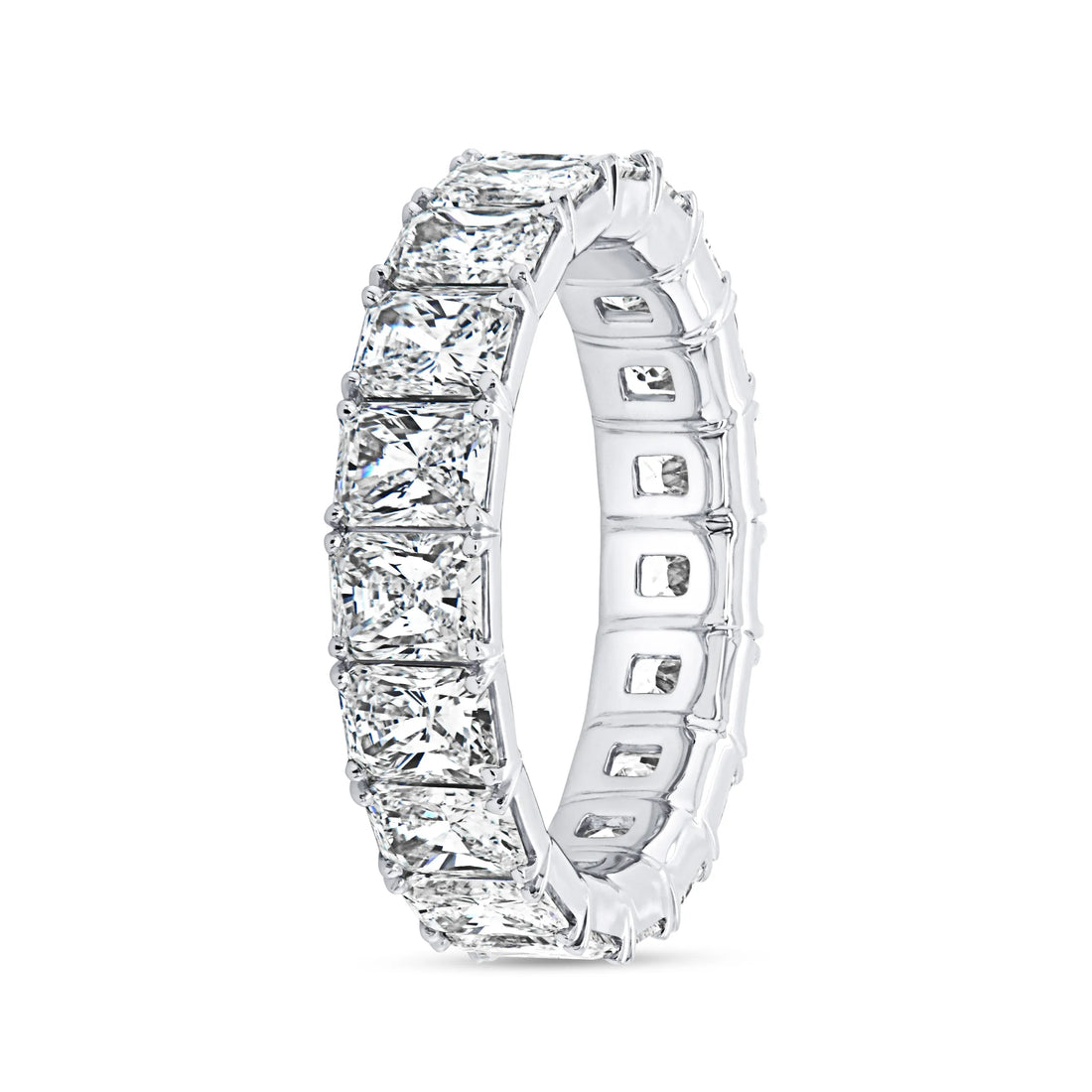 Uneek Eternity Collection 1-Row Radiant Diamond Anniversary Ring