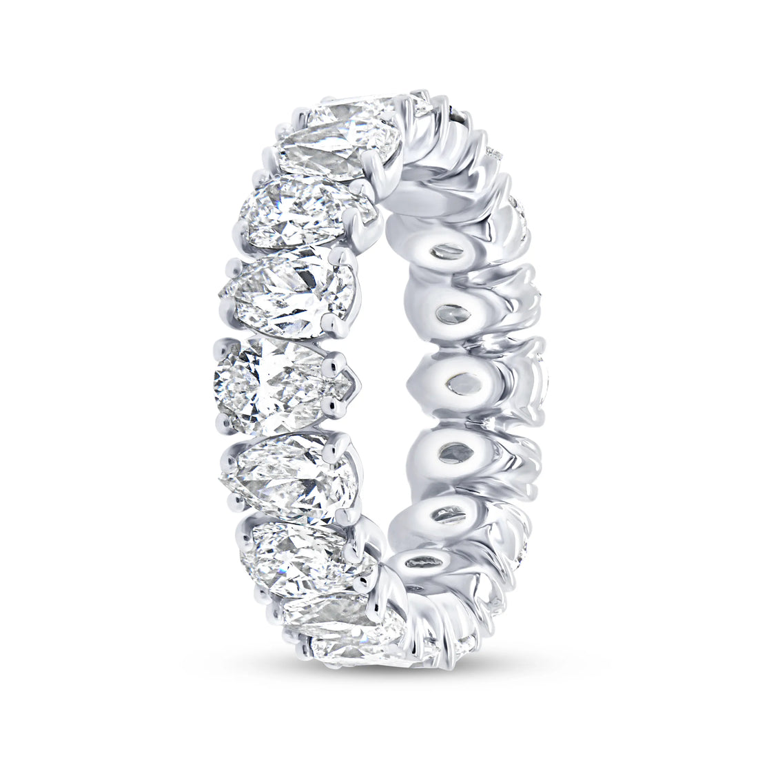 Uneek Eternity Collection 1-Row Pear Shaped Anniversary Ring