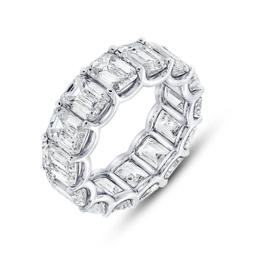 Uneek Eternity Collection Emerald Cut Diamond Wedding Ring