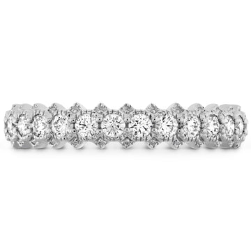 Liliana Bezel Milgrain Diamond Band