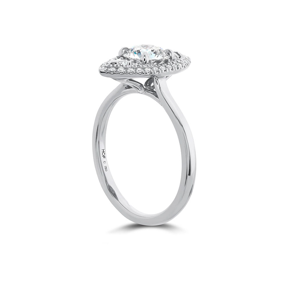 Juliette Marquise Halo Engagement Ring