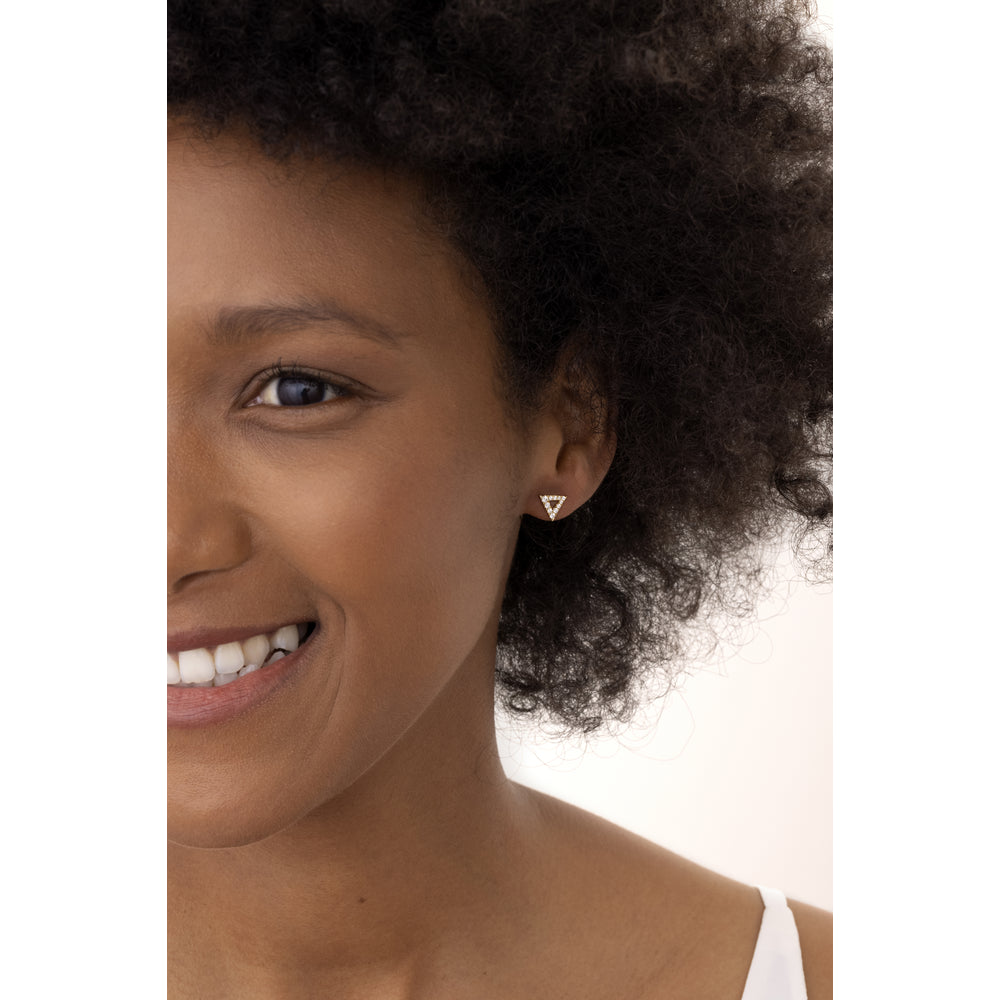 Charmed Triangle Earrings