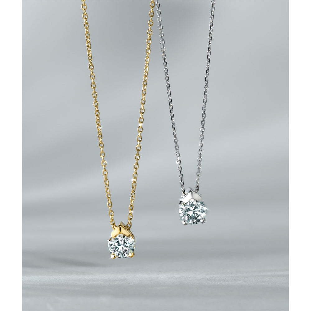 Aerial Single Diamond Pendant