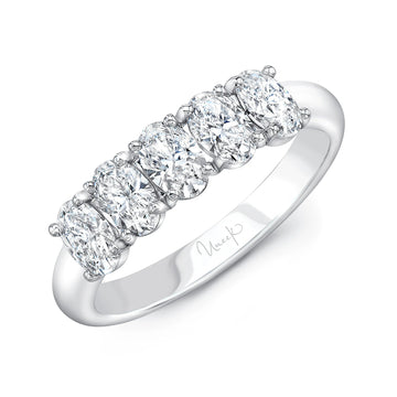 Uneek Timeless Collection Five-Stone Oval Shaped Anniversary Ring