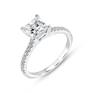 Uneek Timeless Collection Cathedral Engagement Ring
