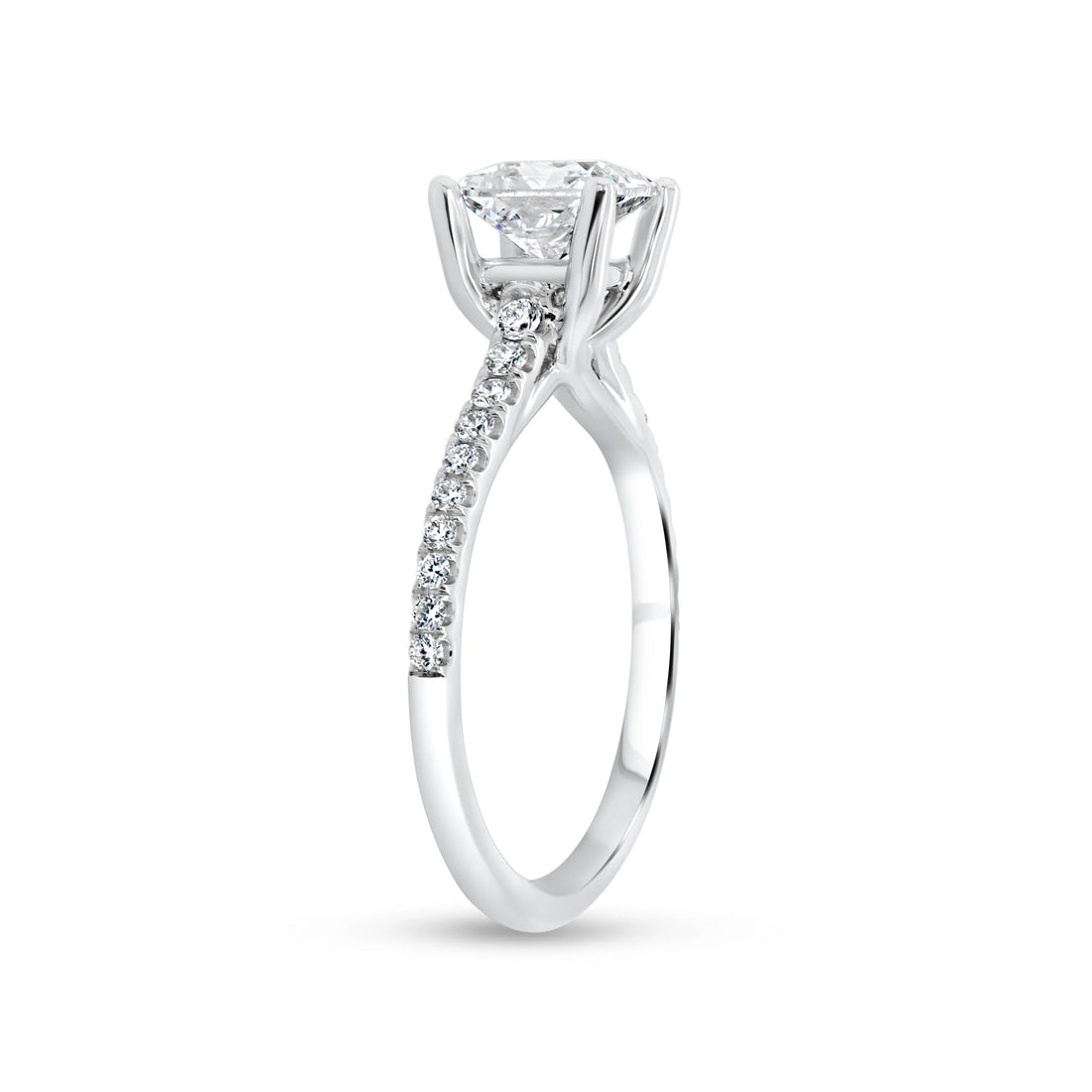 Uneek Timeless Collection Cathedral Engagement Ring