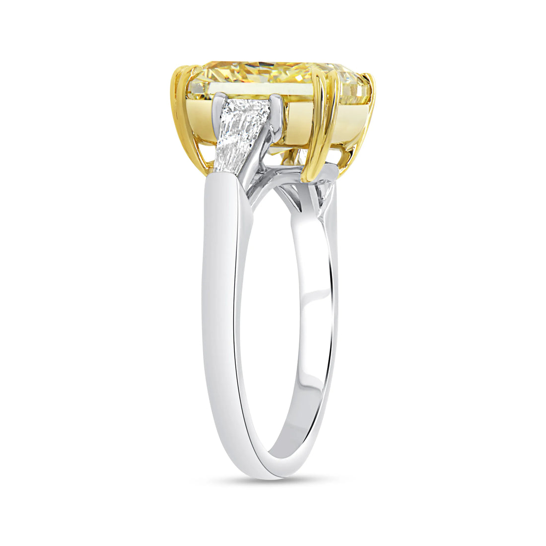 Uneek Natureal Collection Three-Stone Engagement Ring