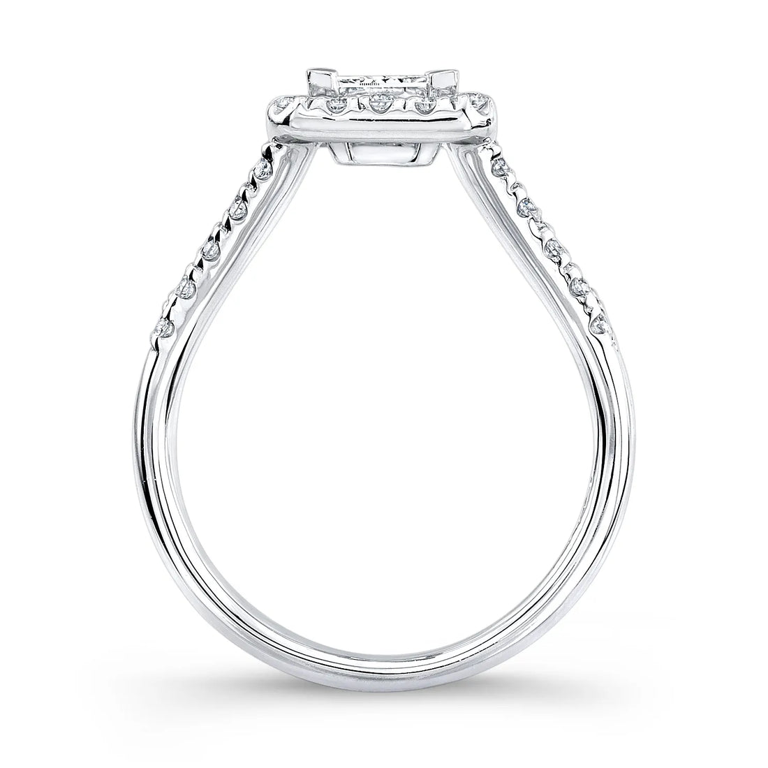 Uneek Signature Collection Halo Engagement Ring