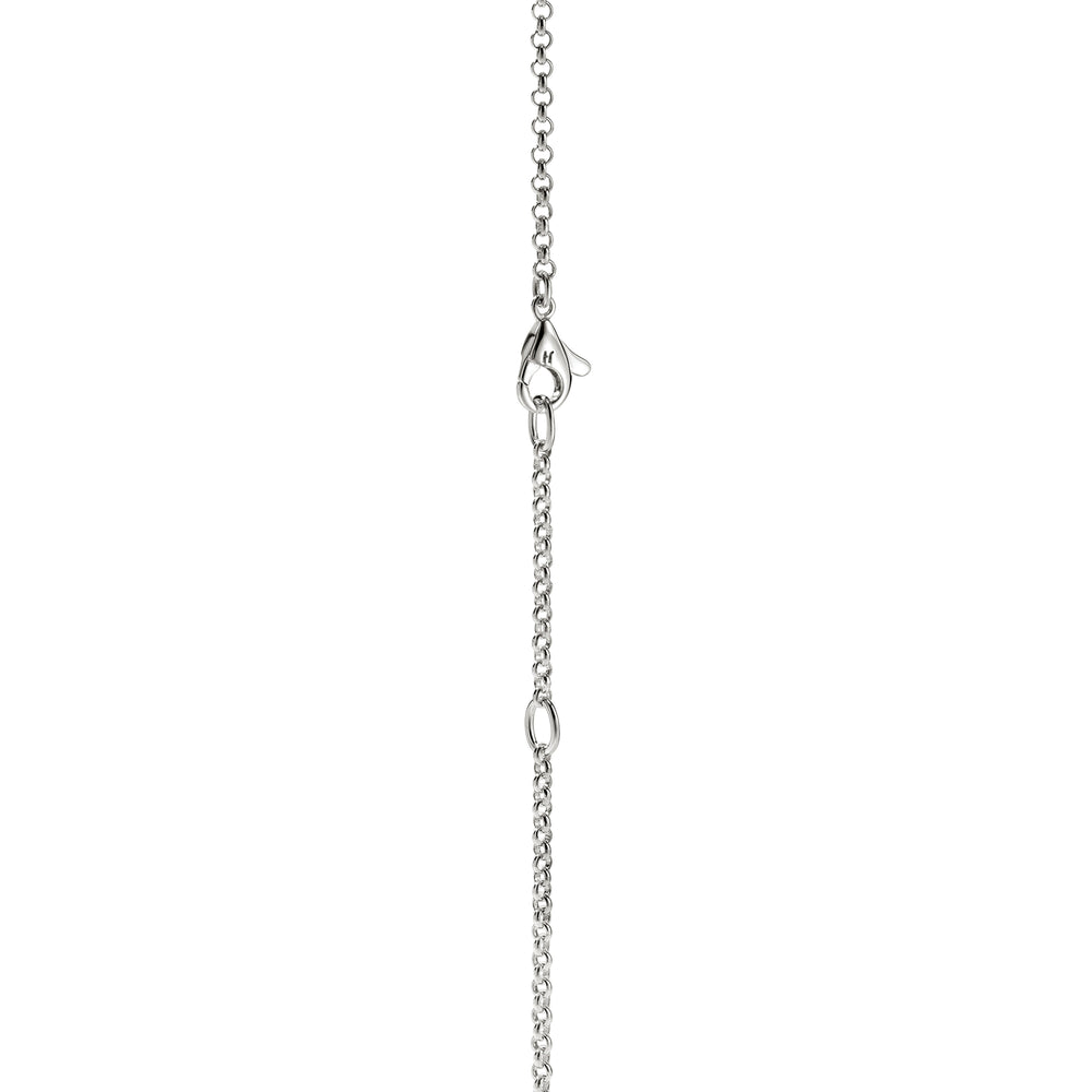 JH Essential Linked Necklace, Sterling Silver, 2MM