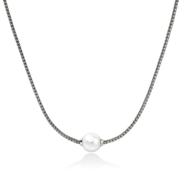 JH Essential Pearl Necklace, Sterling Silver, 1.8MM