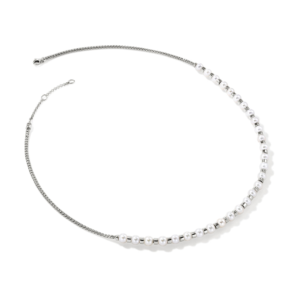 JH Essential Pearl Necklace, Sterling Silver, 2.5MM