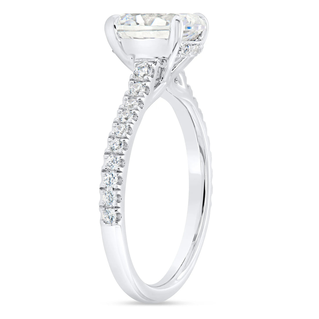 Uneek Timeless Collection Under-Halo Engagement Ring