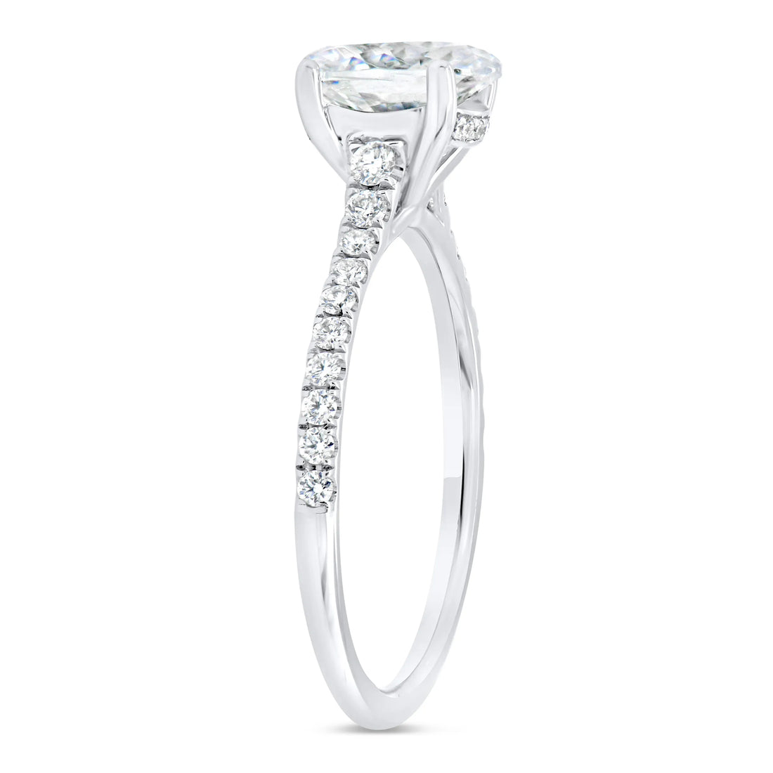 Uneek Timeless Collection Under-Halo Engagement Ring