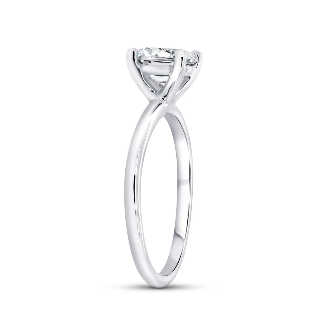 Uneek Timeless Collection Solitaire Round Engagement Ring