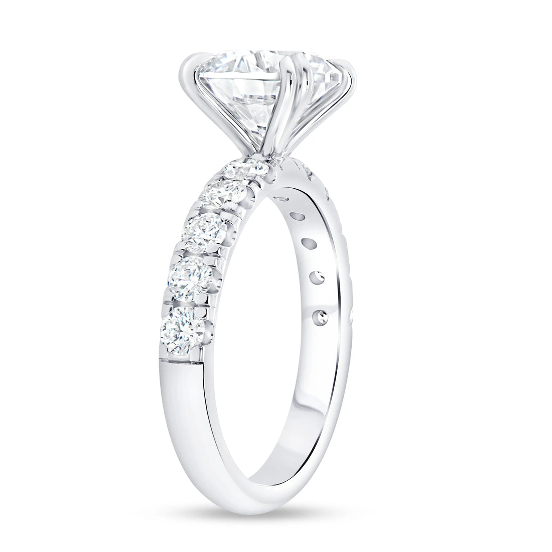 Uneek Timeless Collection Straight Engagement Ring