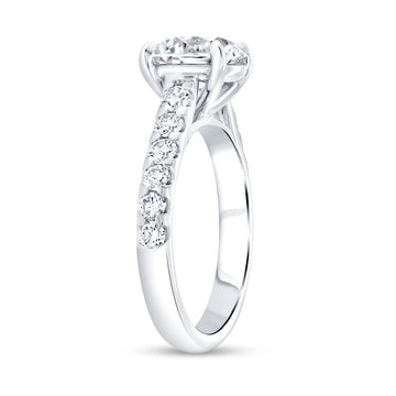 Uneek Timeless Collection Straight Engagement Ring