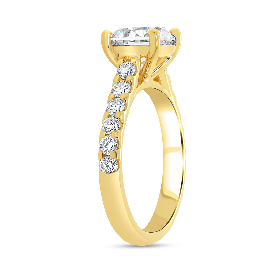 Uneek Timeless Collection Straight Engagement Ring