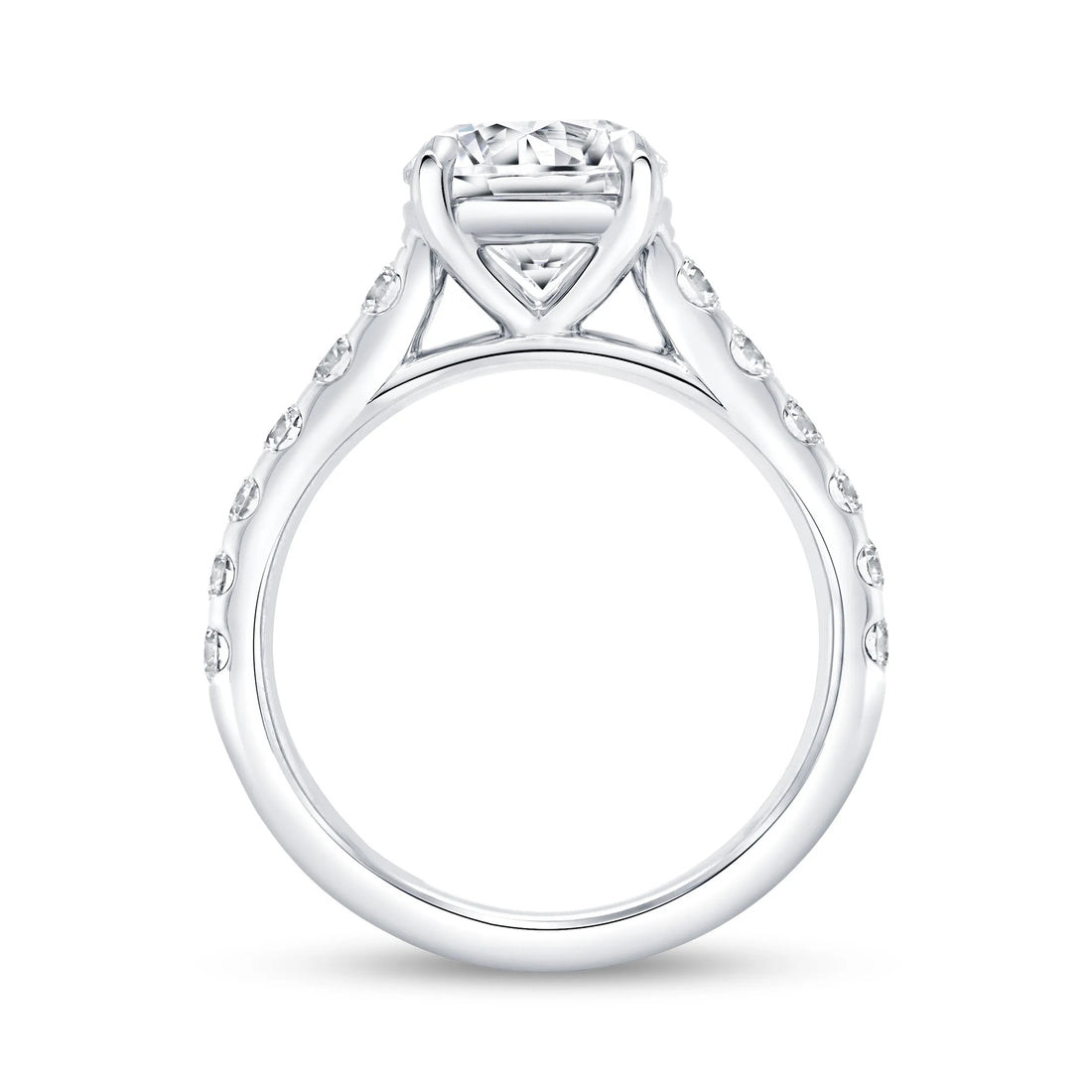 Uneek Timeless Collection Straight Engagement Ring