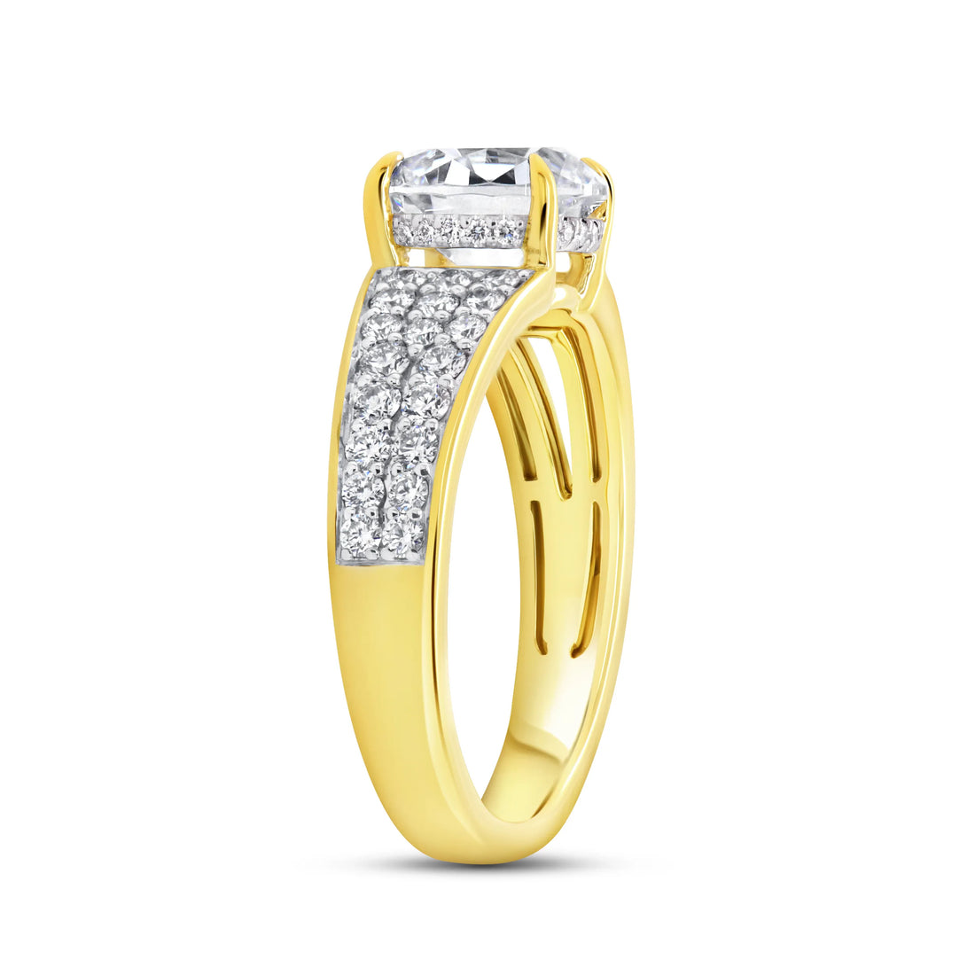 Uneek Alexandria Collection Engagement Ring