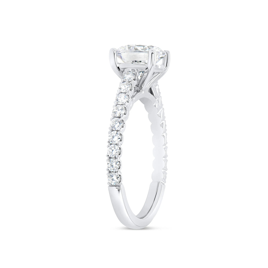 Uneek Timeless Collection Cathedral Engagement Ring