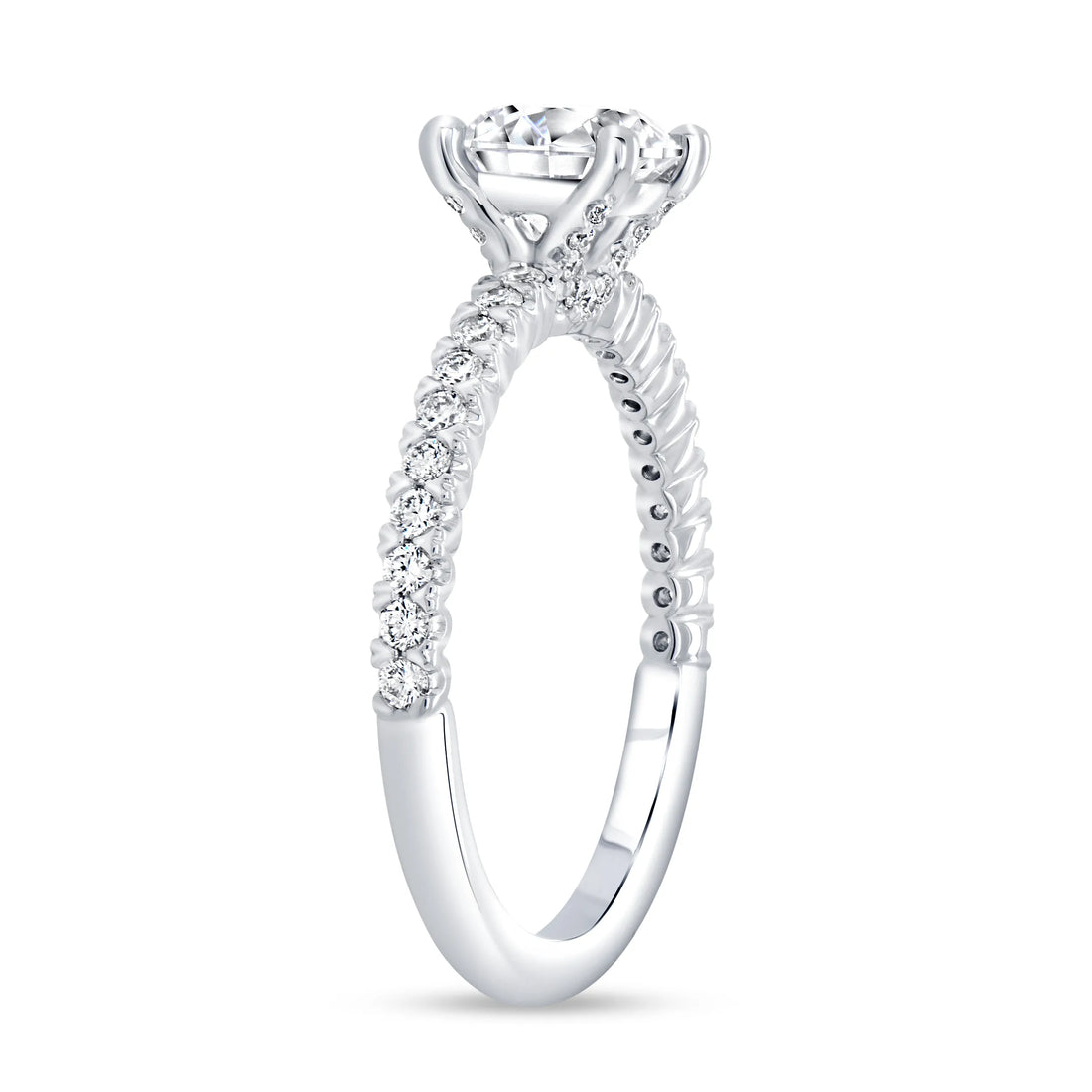 Uneek Timeless Collection Straight Engagement Ring