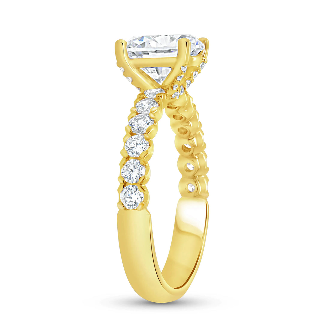 Uneek Timeless Collection Straight Engagement Ring