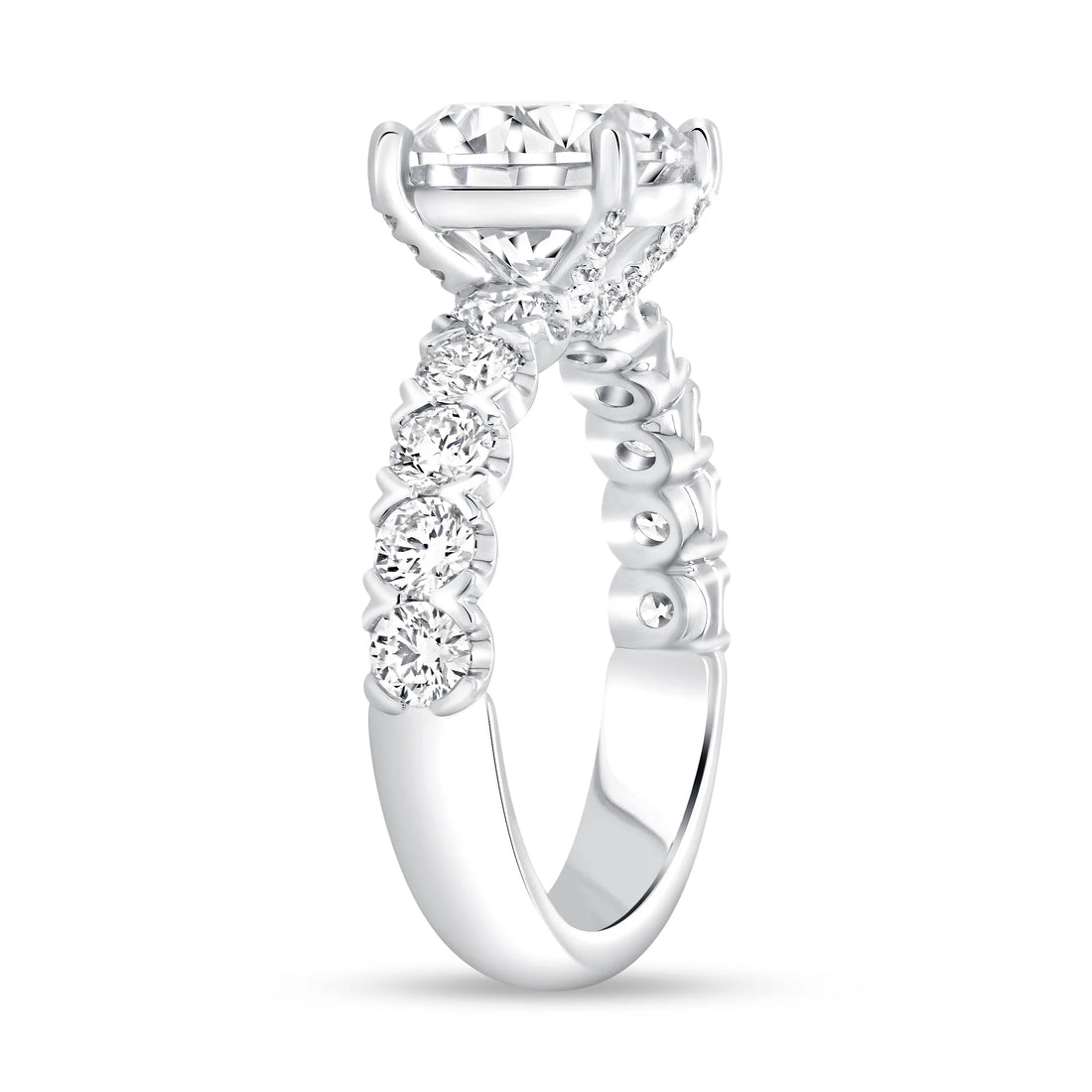 Uneek Timeless Collection Straight Engagement Ring