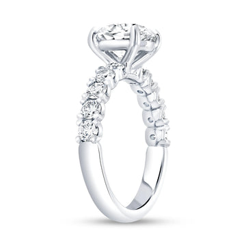 Uneek Timeless Collection Straight Engagement Ring