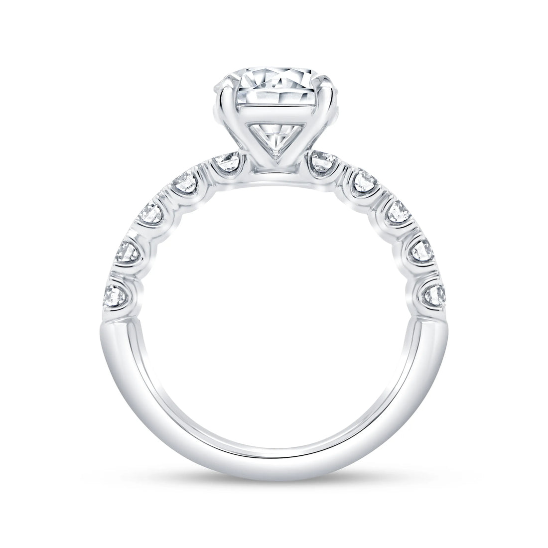 Uneek Timeless Collection Straight Engagement Ring