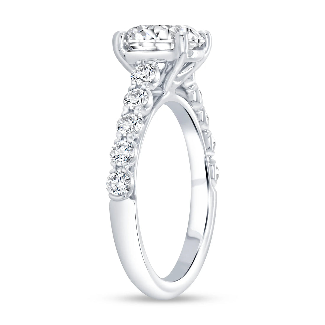 Uneek Timeless Collection Straight Engagement Ring