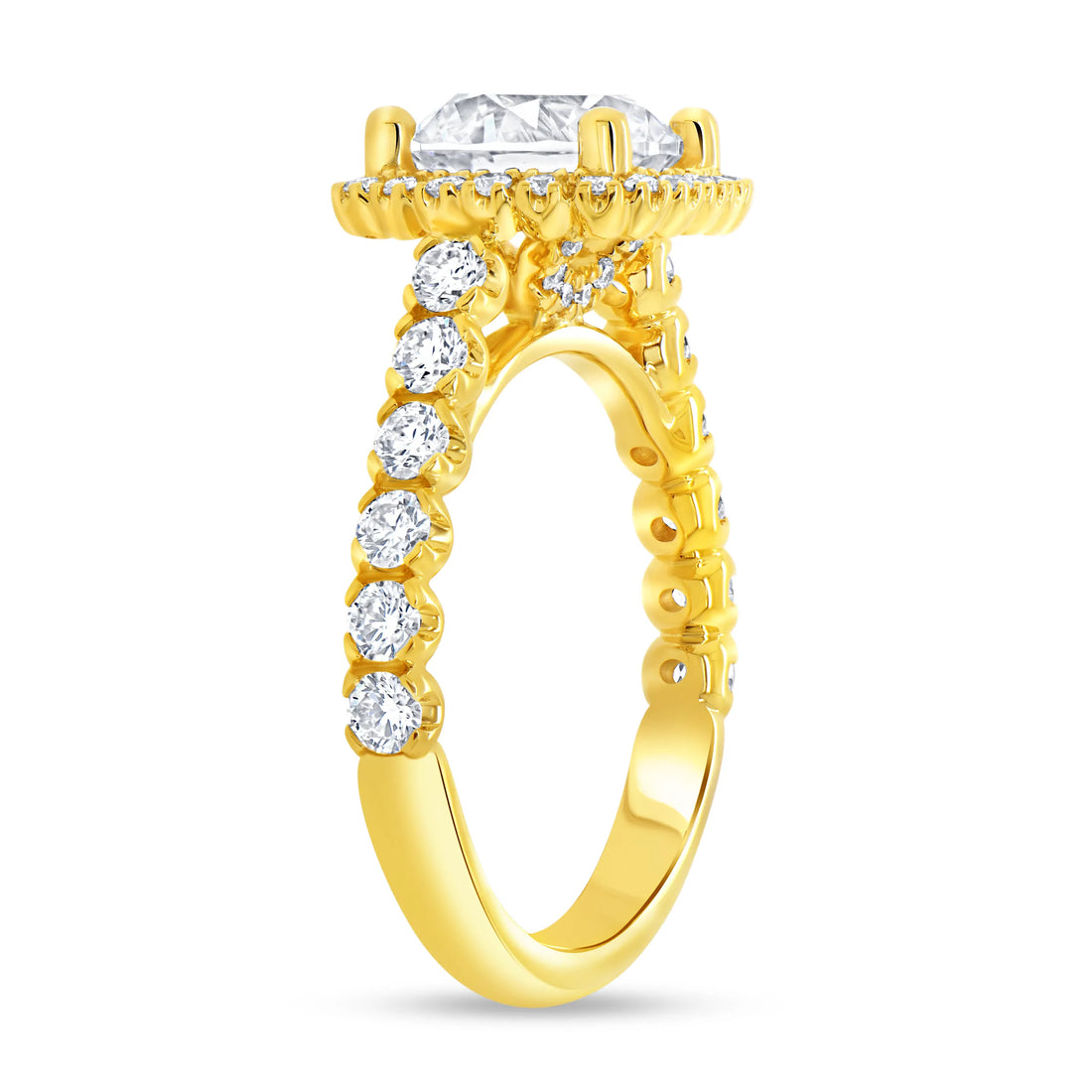 Uneek Timeless Collection Halo Engagement Ring