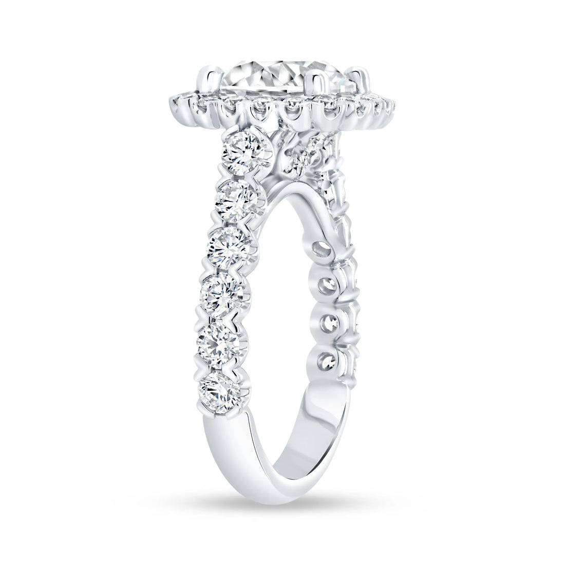 Uneek Timeless Collection Halo Engagement Ring