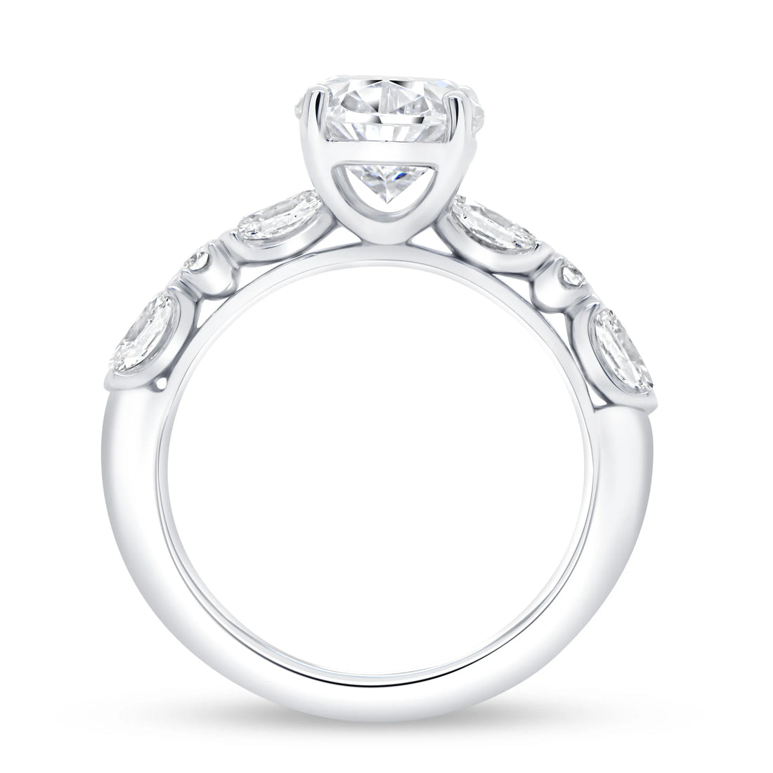 Uneek Timeless Collection Straight Engagement Ring