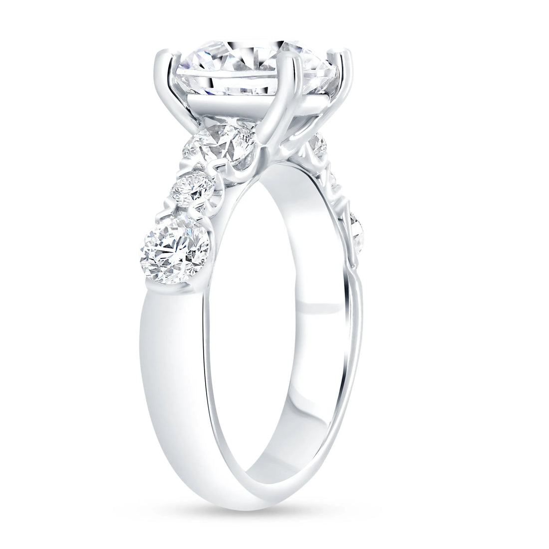 Uneek Timeless Collection Straight Engagement Ring