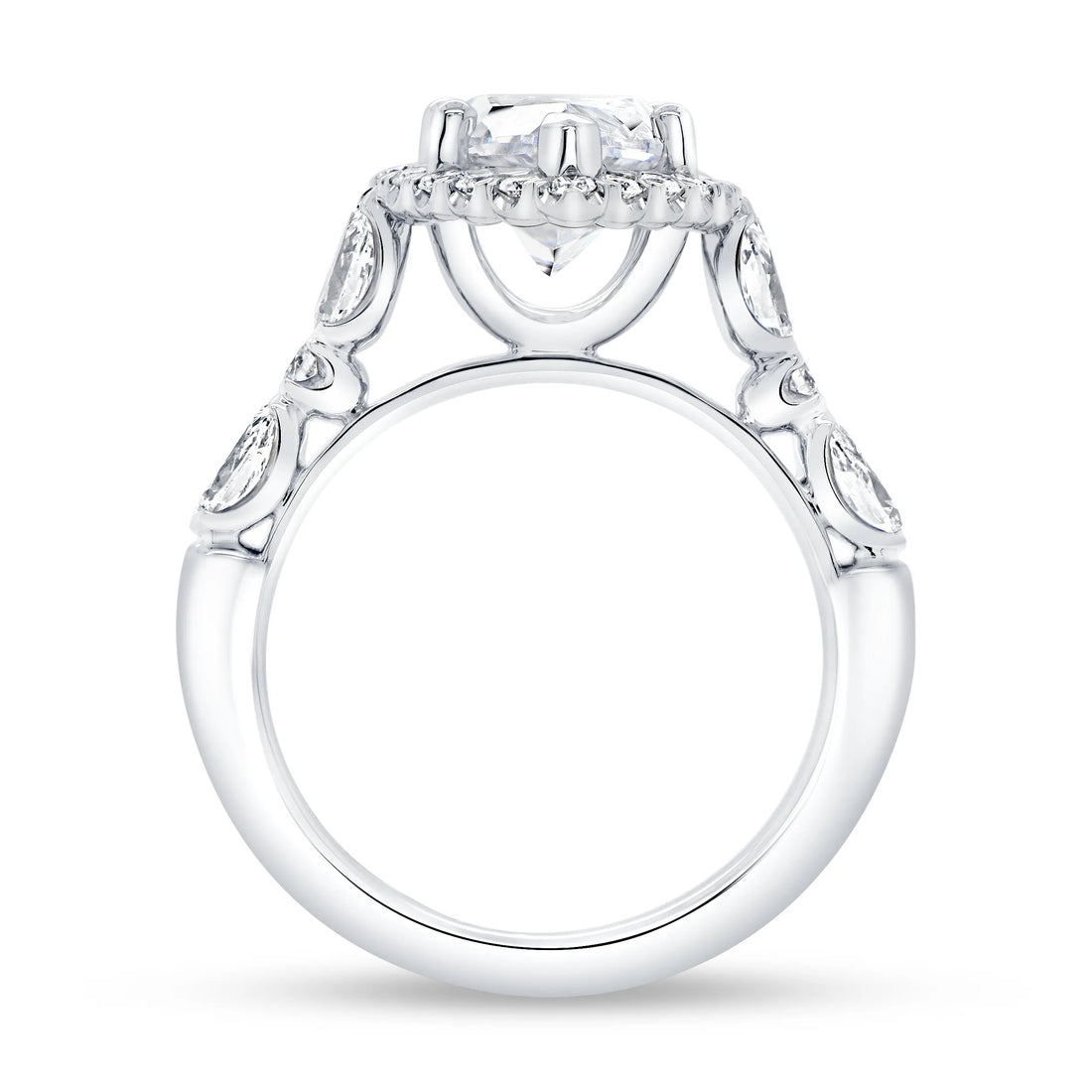 Uneek Timeless Collection Halo Engagement Ring