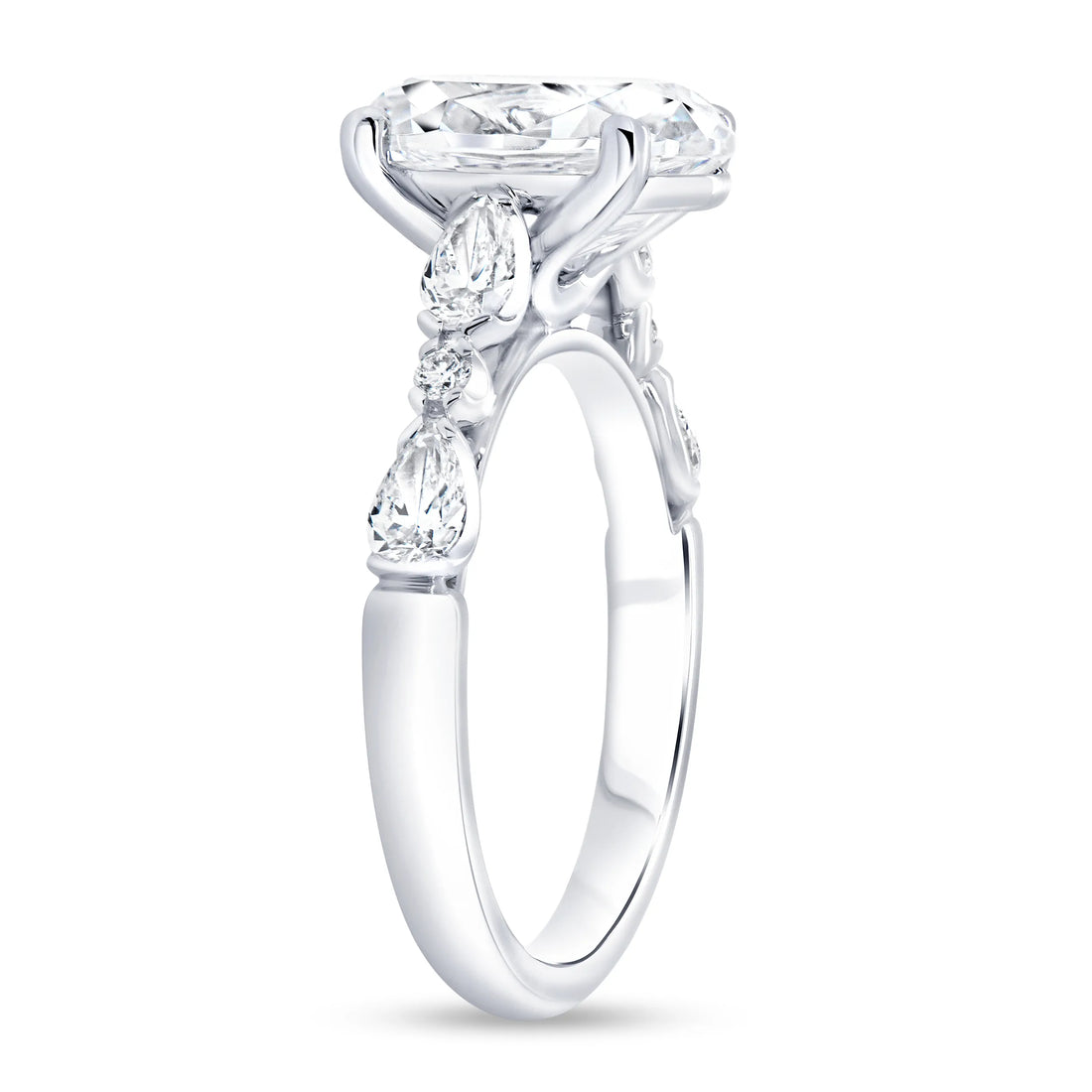 Uneek Timeless Collection Cathedral Engagement Ring