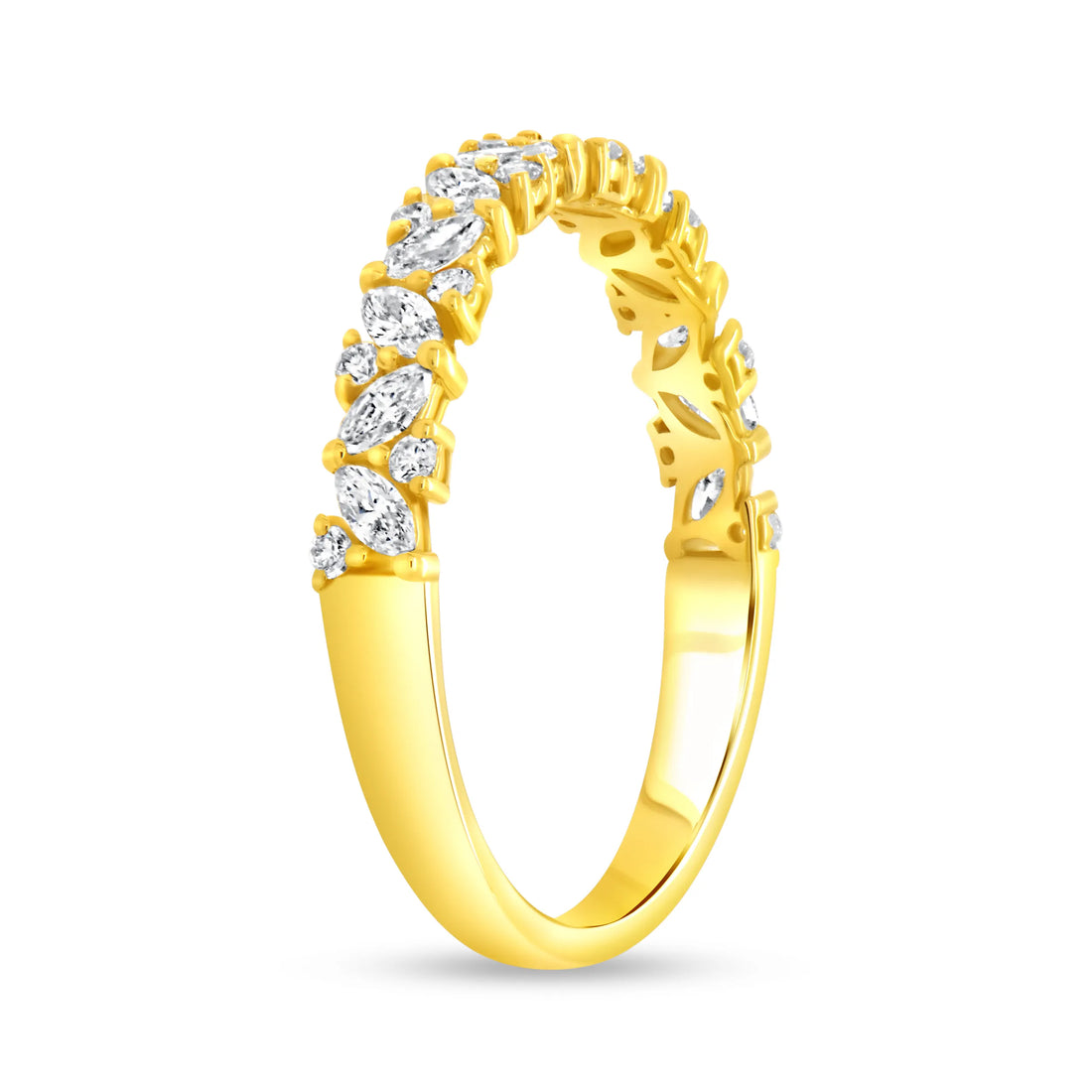 Uneek Stackable Collection 1-Row Diamond Wedding Ring